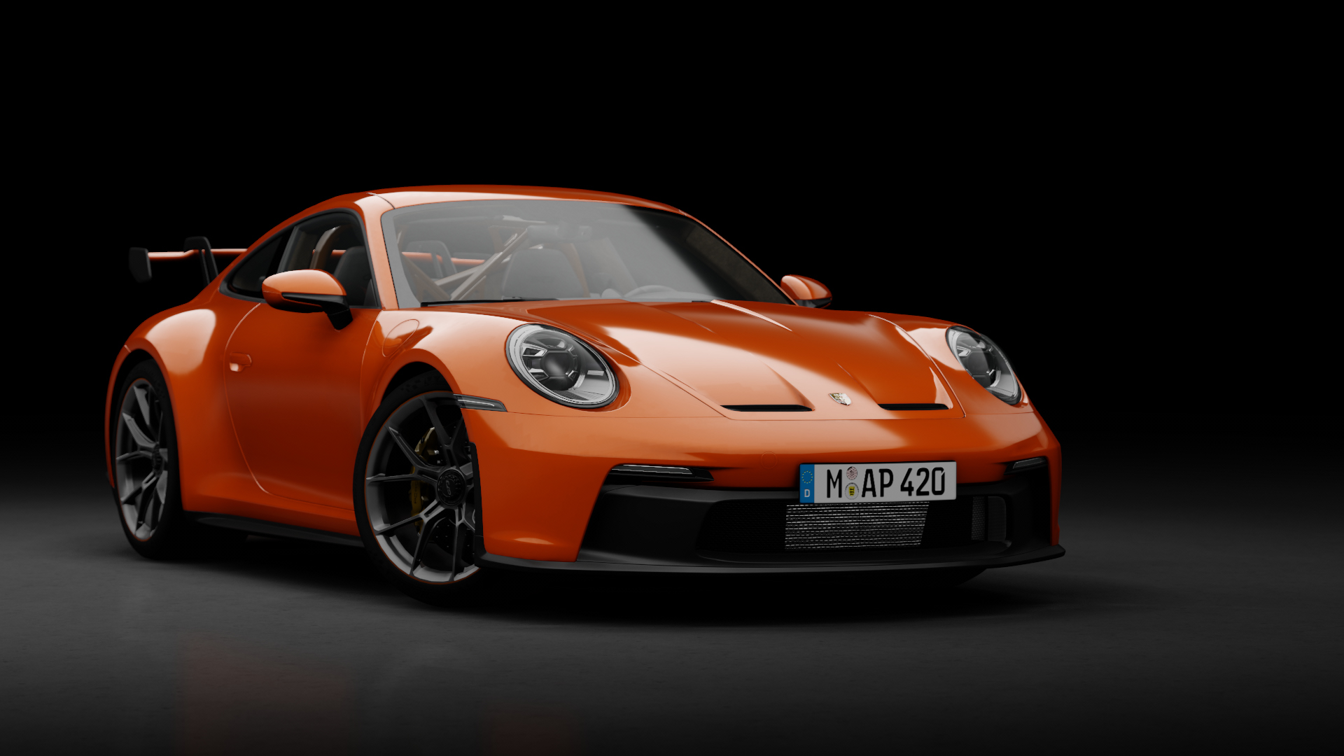 Porsche 911 GT3 (992) Manual, skin 00_lava_orange