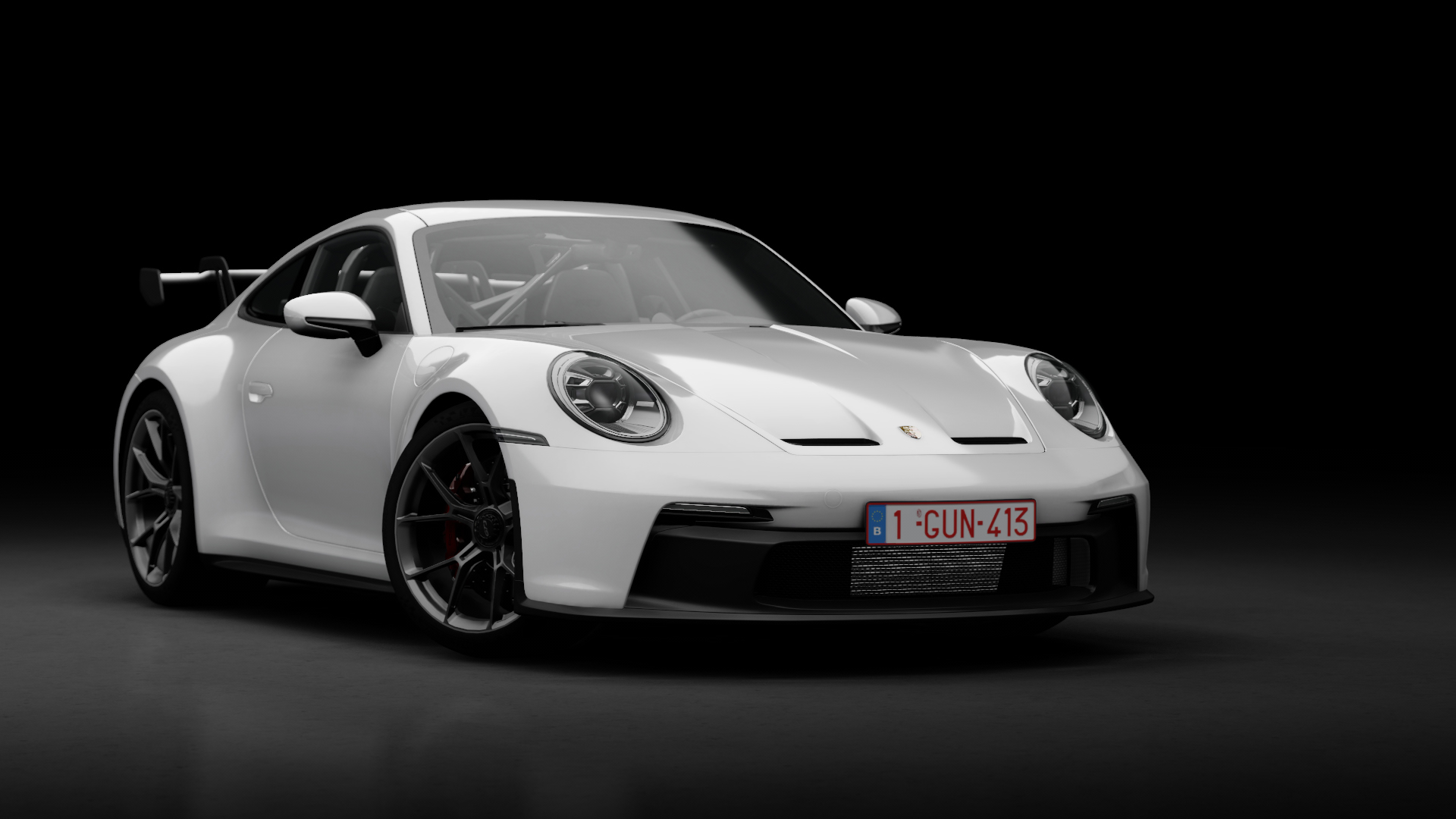 Porsche 911 GT3 (992) Manual, skin 03_white