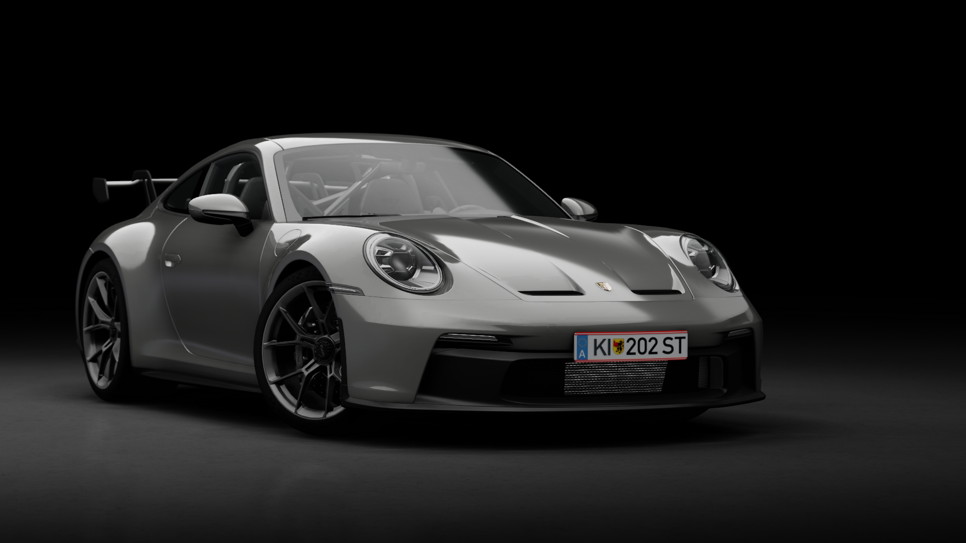 Porsche 911 GT3 (992) Manual, skin Agate Grey Metallic