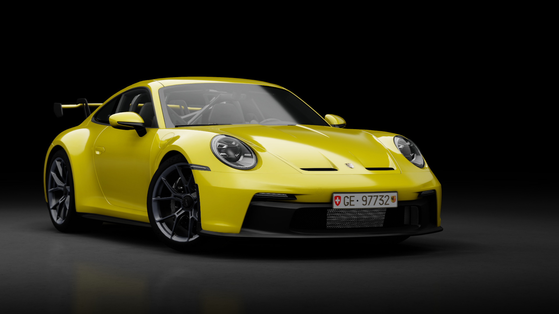 Porsche 911 GT3 (992) Manual, skin Racing Yellow