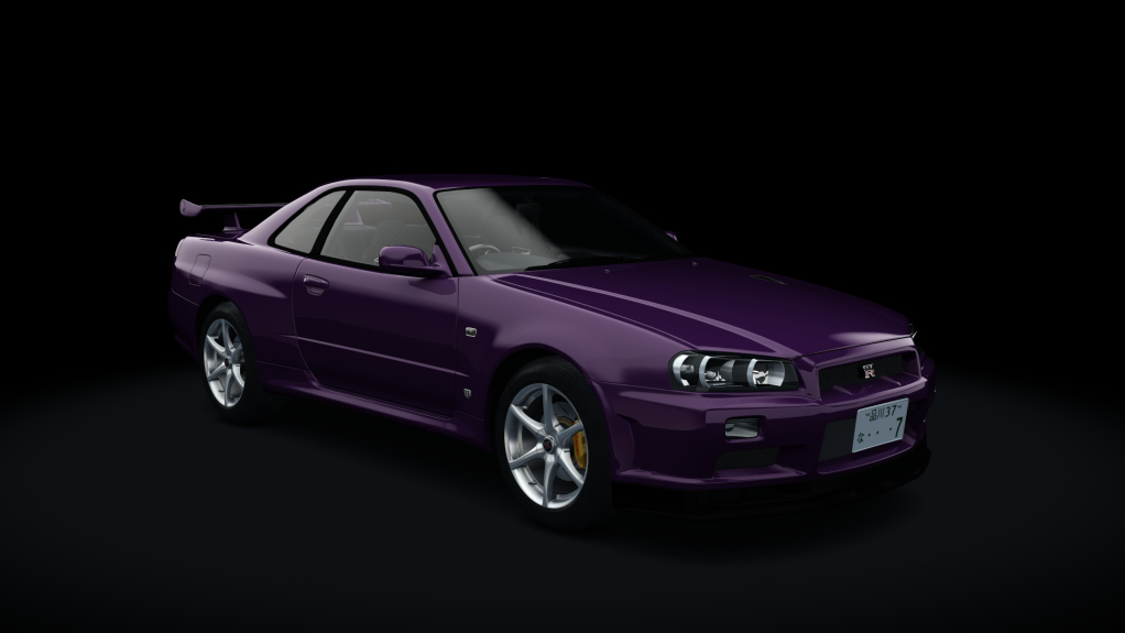 2002 Nissan Skyline R34 GT-R V-SPEC II NÜR, skin 12_Midnight_Purple