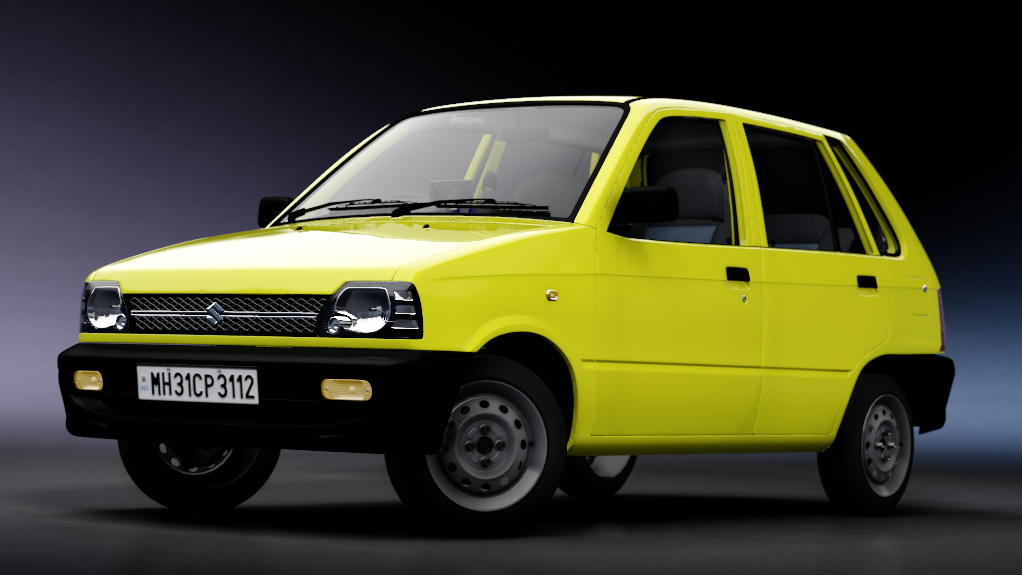 Maruti Suzuki 800, skin Naples Yellow