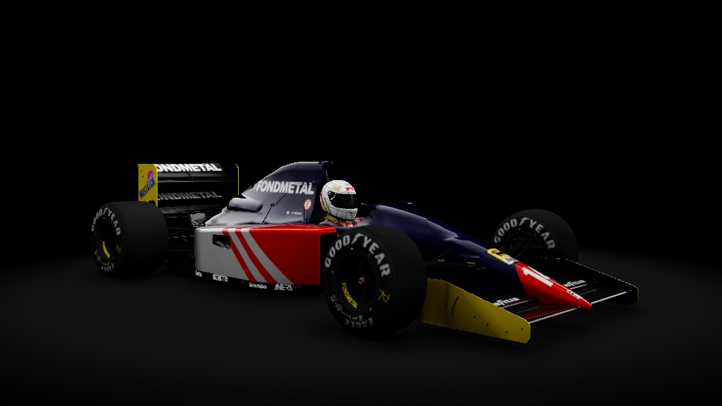 ASR Formula 1991 - Fondmetal Fomet 1, skin 14_Tarquini_r14