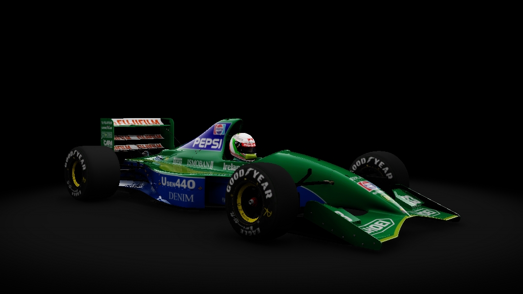 ASR Formula 1991 - Jordan 191, skin 33_decesaris_r15