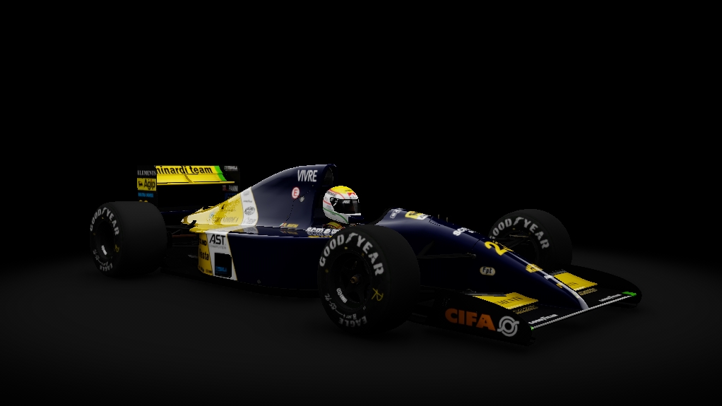 ASR Formula 1991 - Minardi M191, skin 23_martini_r14_r15