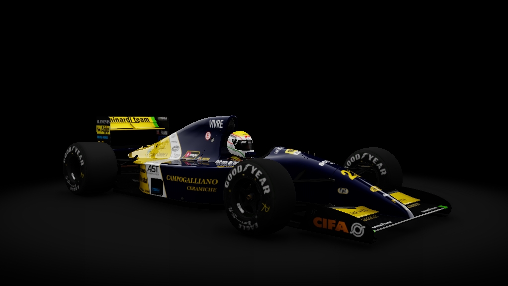 ASR Formula 1991 - Minardi M191, skin 23_martini_r16