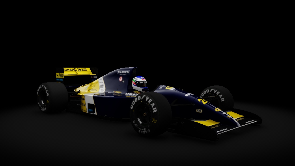 ASR Formula 1991 - Minardi M191, skin 24_morbidelli_r10_r11