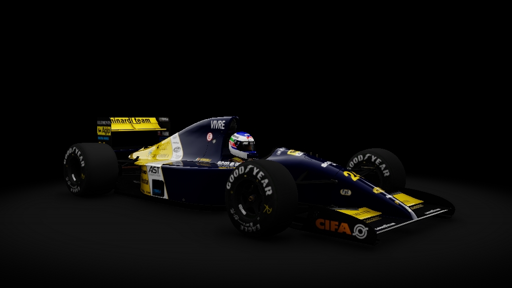 ASR Formula 1991 - Minardi M191, skin 24_morbidelli_r14_r15