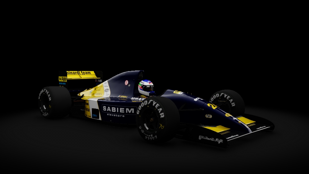 ASR Formula 1991 - Minardi M191, skin 24_morbidelli_r4