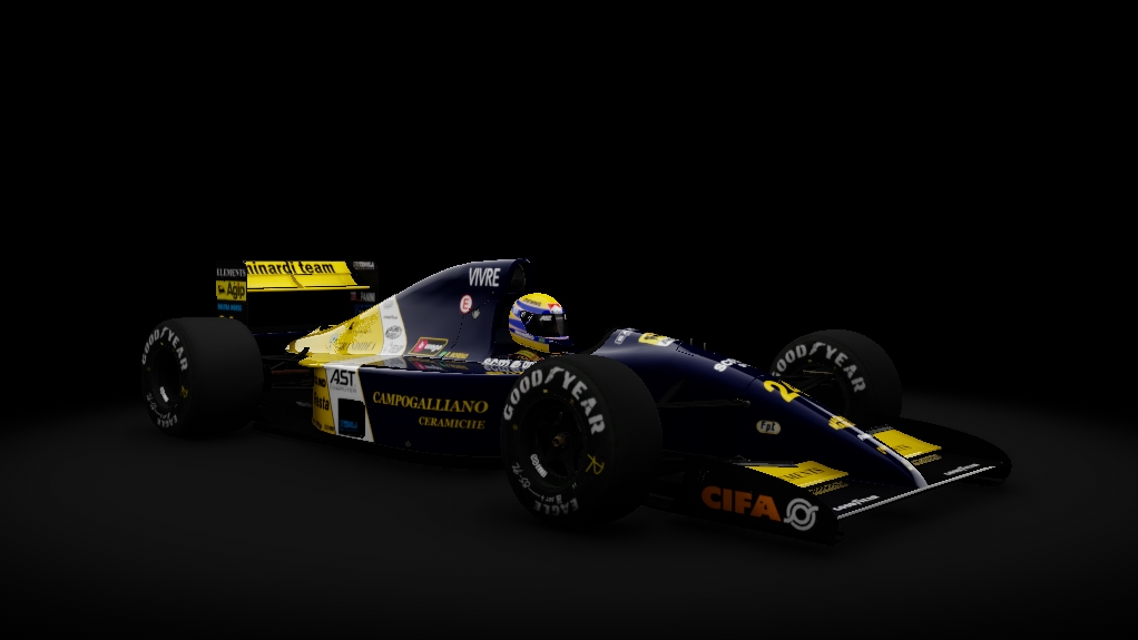 ASR Formula 1991 - Minardi M191, skin 24_moreno_r16