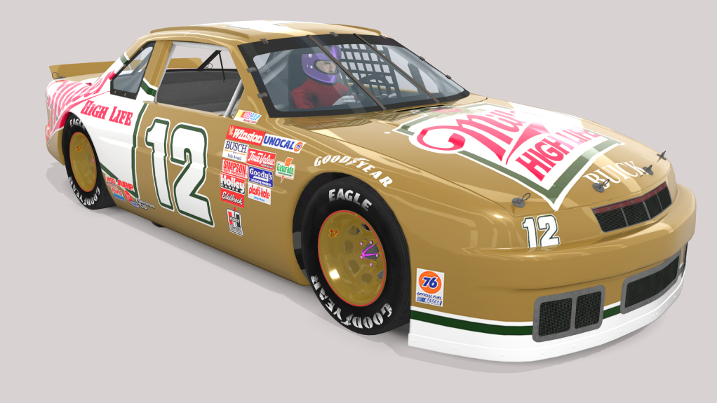 Stock Car 90 Oval, skin 12_Miller_BAll