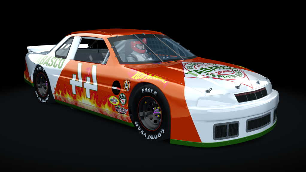 Stock Car 90 Oval, skin 44Crow