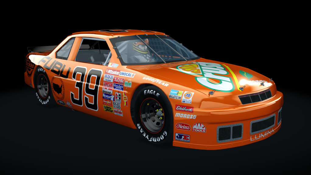 Stock Car 90 Oval, skin ASRL_EsoticOrange