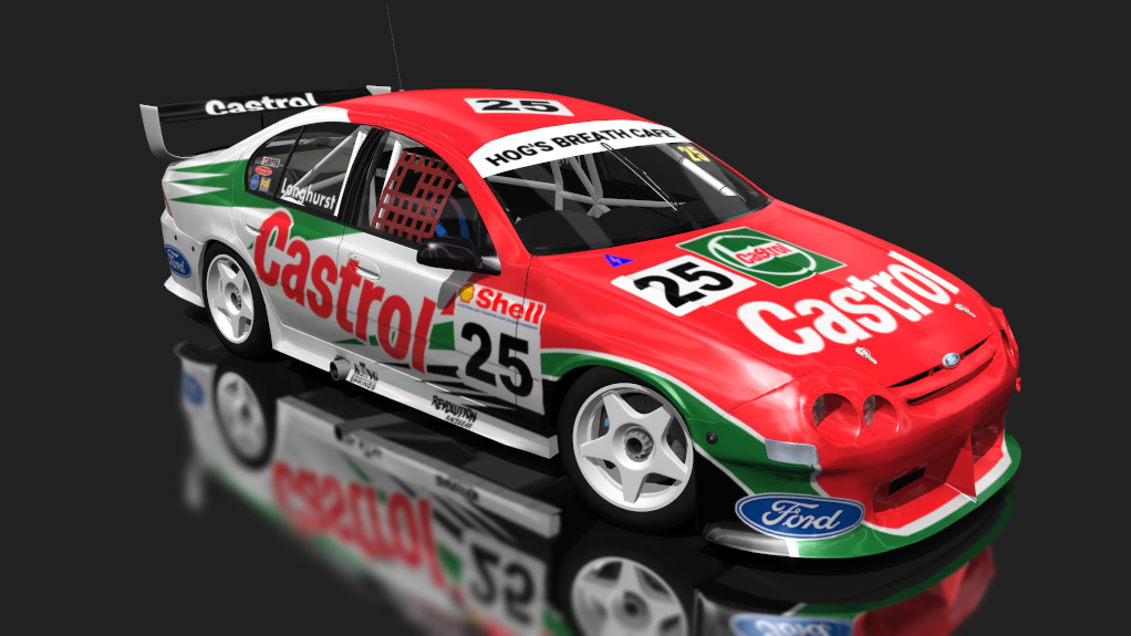 ATCC V8 Supercars - Ford AU, skin 1999_castrol_25_atcc