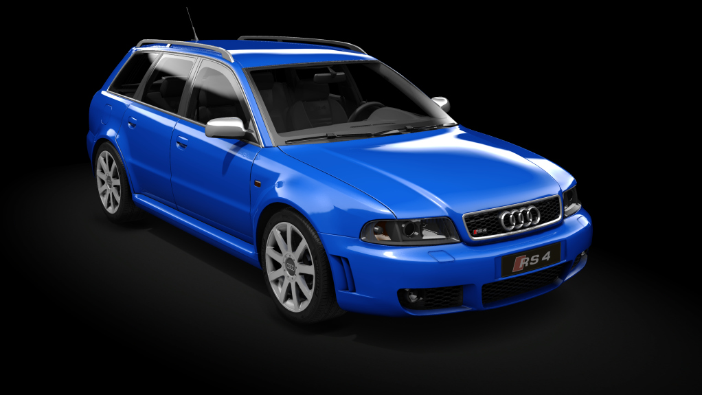 Audi RS4 Avant B5 2001, skin Azure Blue