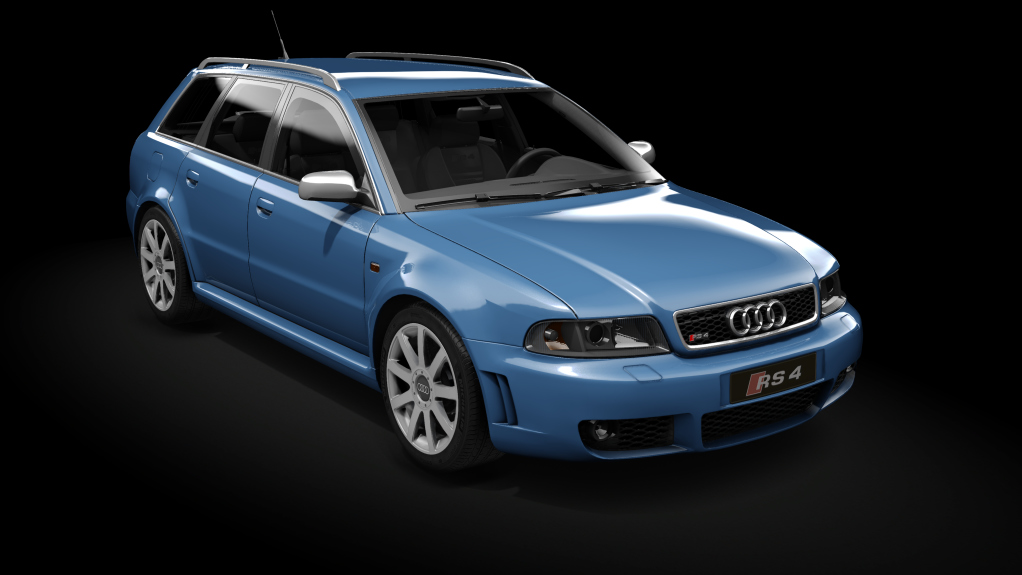 Audi RS4 Avant B5 2001, skin Demin Blue