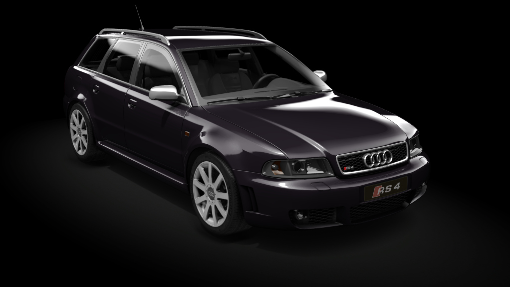 Audi RS4 Avant B5 2001, skin Ebony Black