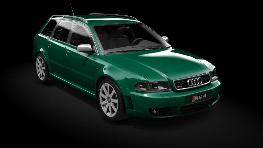 Audi RS4 Avant B5 2001, skin Emerald Green