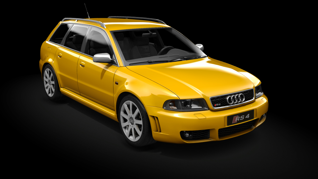 Audi RS4 Avant B5 2001, skin Imola Yellow