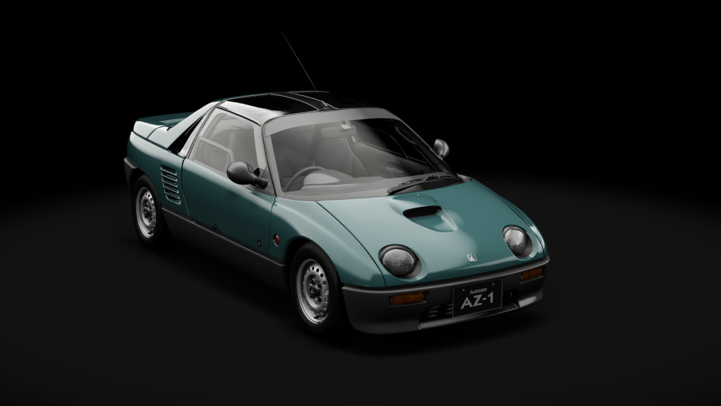 Mazda Autozam AZ-1 1992 tweaked, skin 01_dark_green_metallic