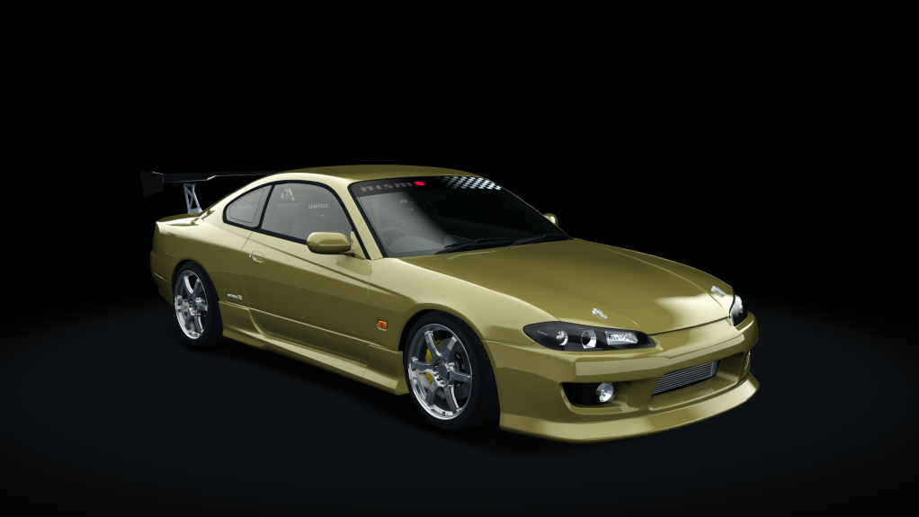 Nissan Silvia spec-R S15 Tuned, skin 12_Top Secret Gold