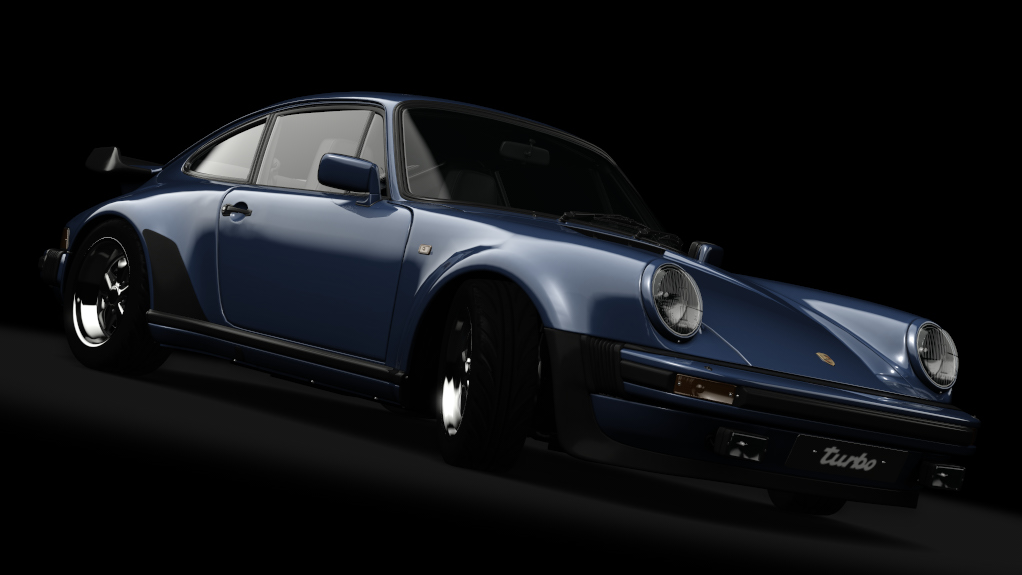 Porsche 911 (930) Turbo, skin baltic_blau