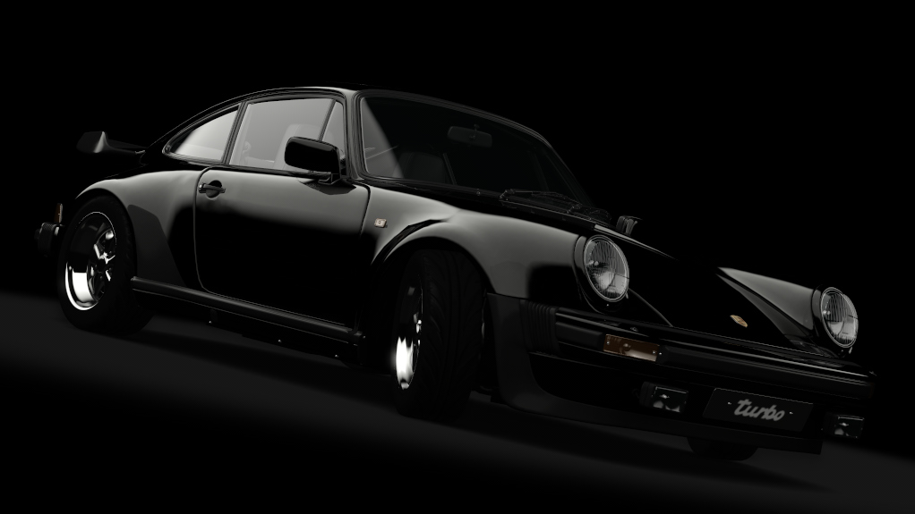 Porsche 911 (930) Turbo, skin black