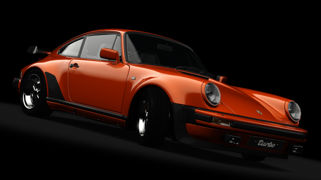 Porsche 911 (930) Turbo, skin lava_orange