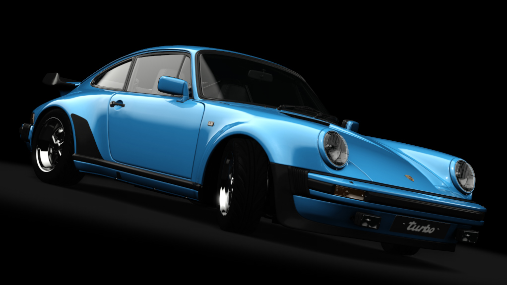 Porsche 911 (930) Turbo, skin miami_blue