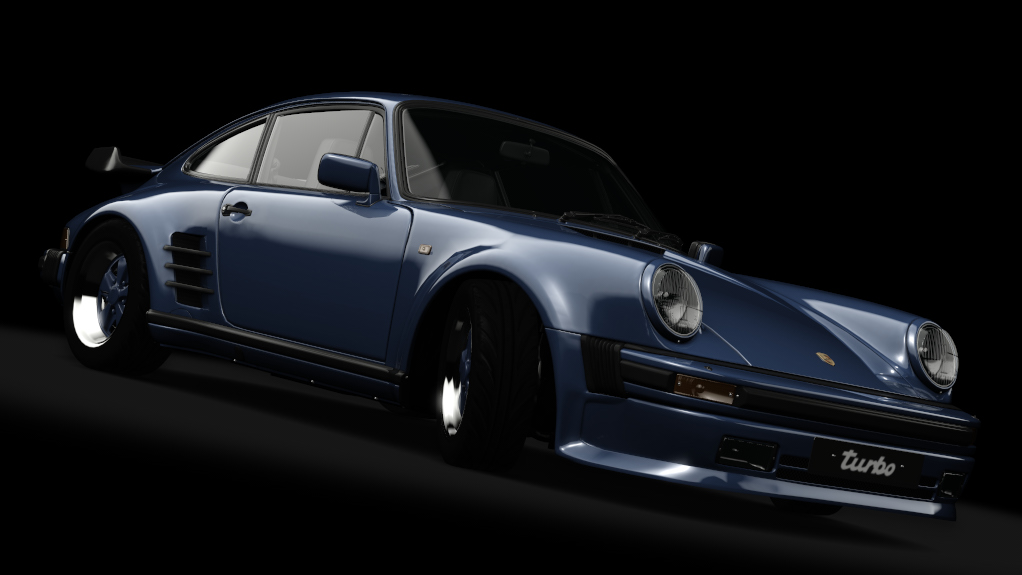Porsche 911 (930) Turbo LE, skin baltic_blau