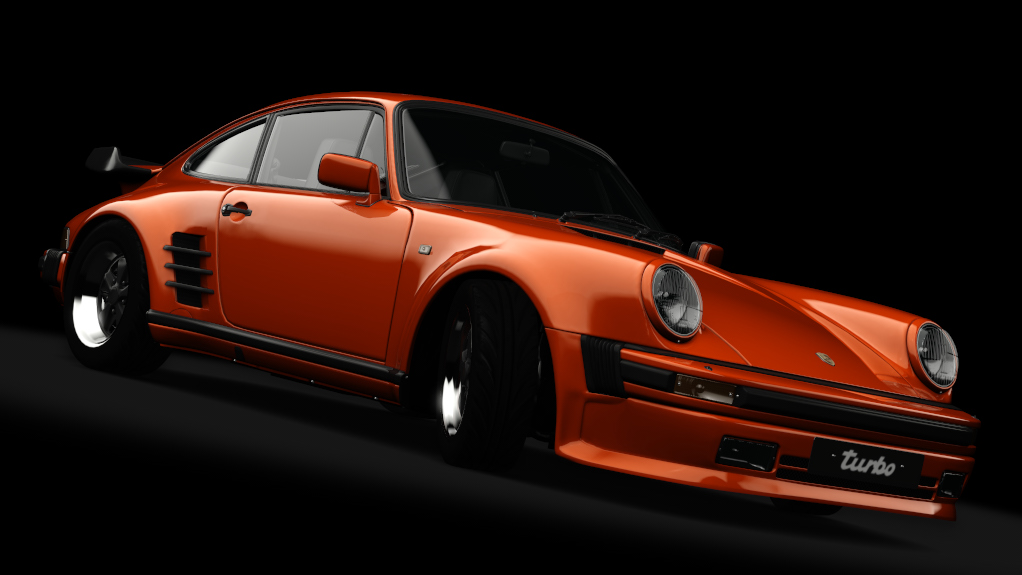 Porsche 911 (930) Turbo LE, skin lava_orange