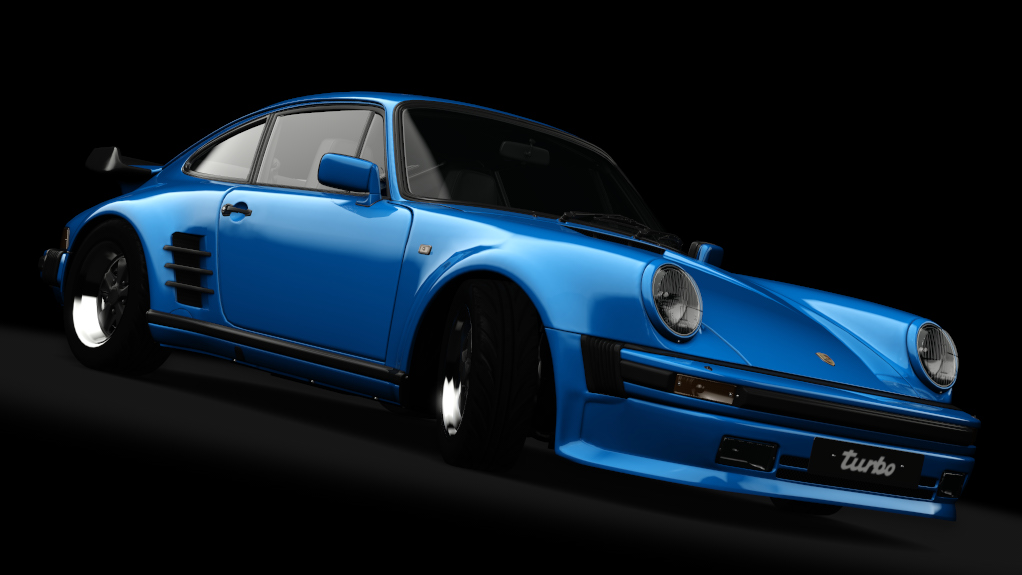 Porsche 911 (930) Turbo LE, skin voodoo_blue