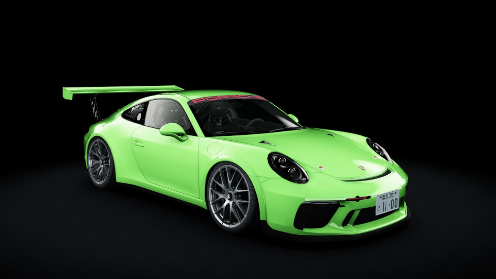 Porsche 911 Cup Street, skin 01_lizard_green