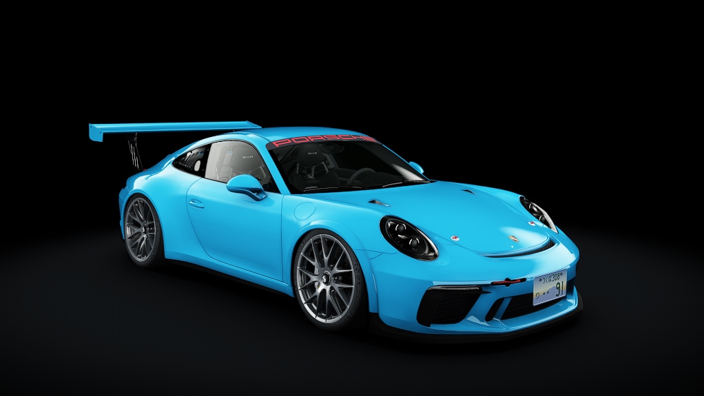 Porsche 911 Cup Street, skin 02_miami_blue