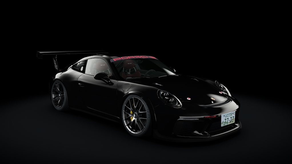 Porsche 911 Cup Street, skin 09_jet_black_metallic