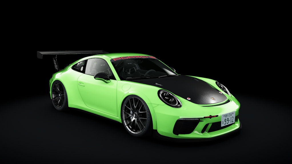 Porsche 911 Cup Street, skin 17_lizard_green - Carbon alt