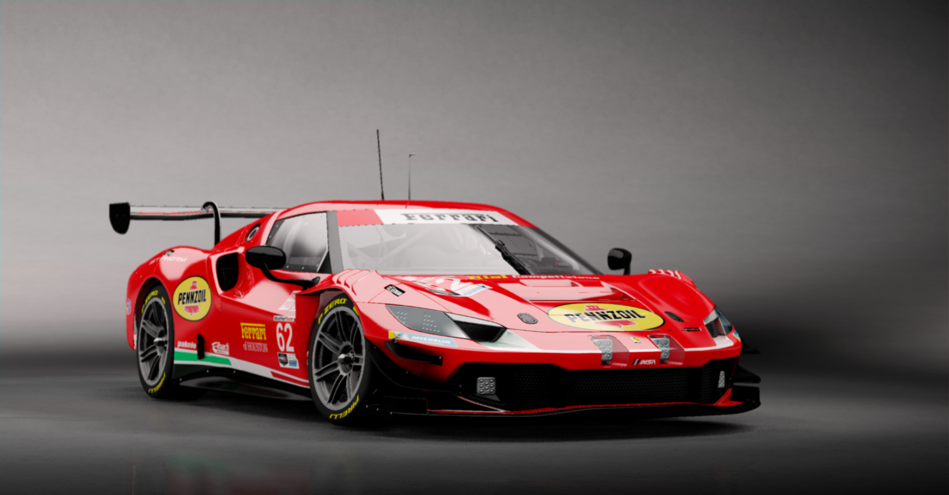 -BCRC M/E - Ferrari GT3, skin 2023 #62 Risi Competizione