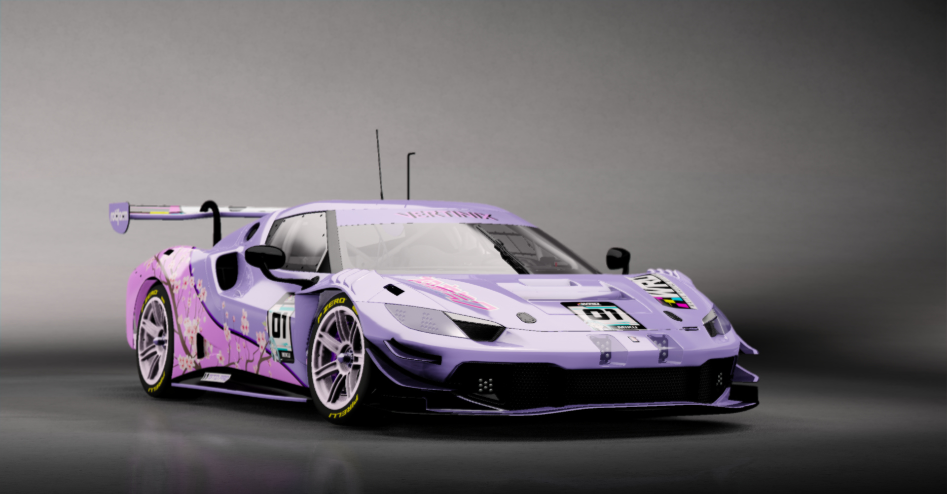 -BCRC M/E - Ferrari GT3, skin Waifu Racing Division