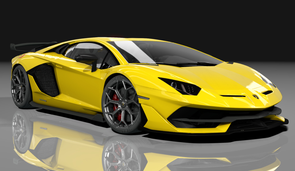 Lamborghini Aventador SVJ, skin new_giallo_orion