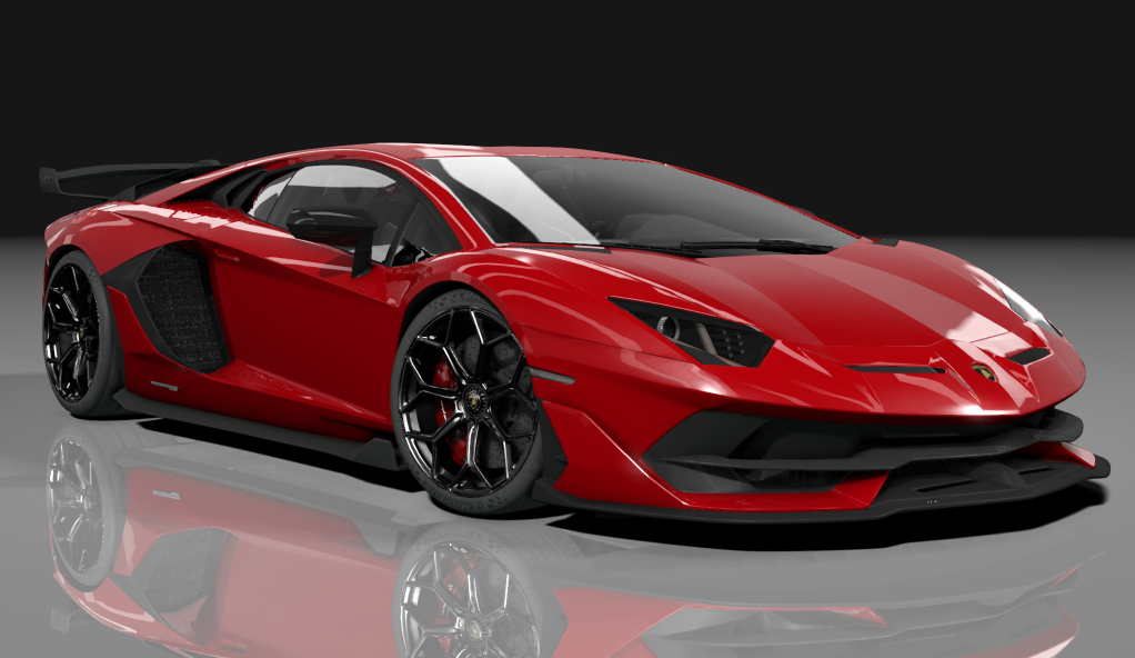 Lamborghini Aventador SVJ, skin rosso_mars