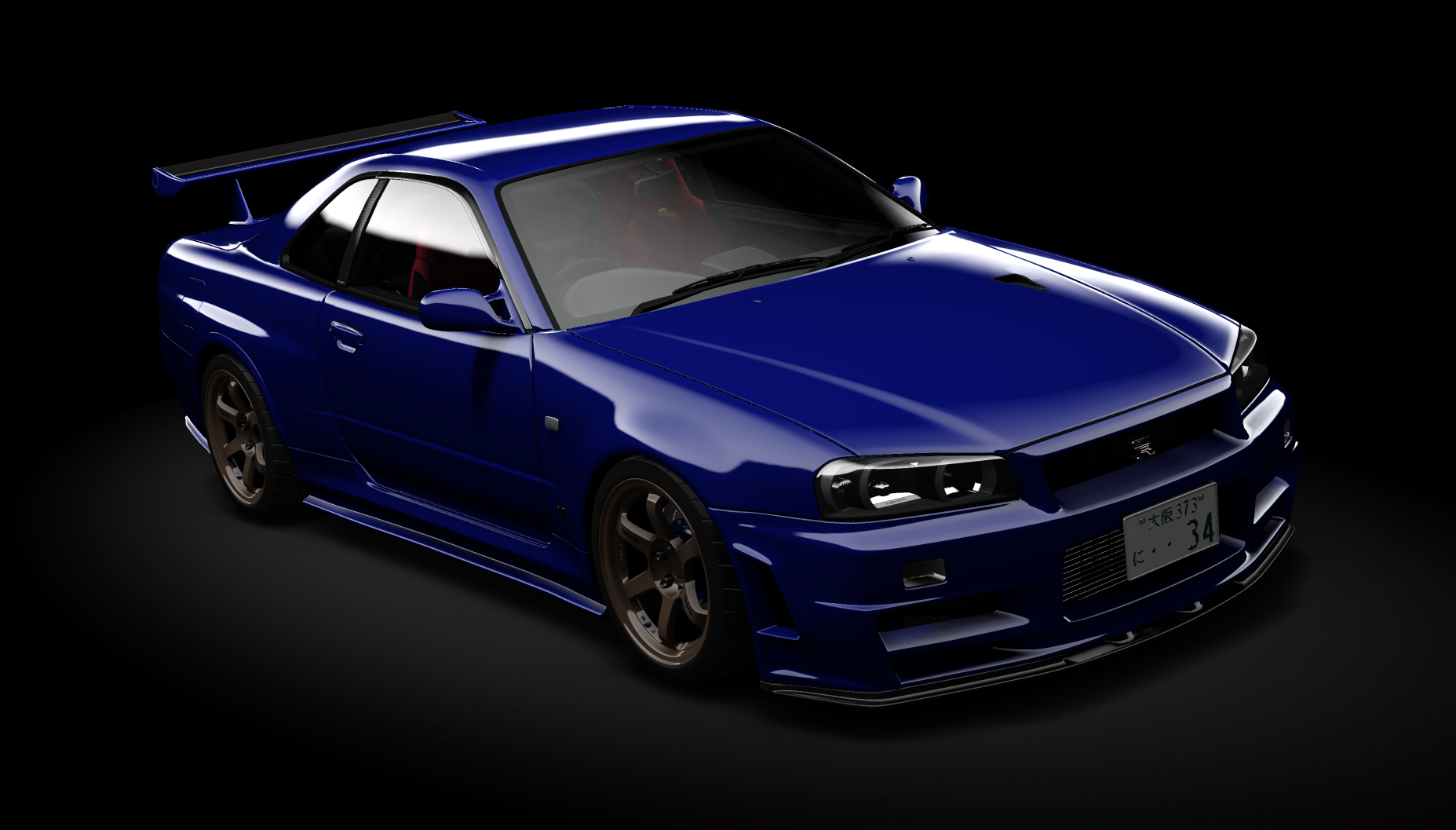 BANKSY. Nissan Skyline GT-R R34 V-Spec, skin 01_mnp3