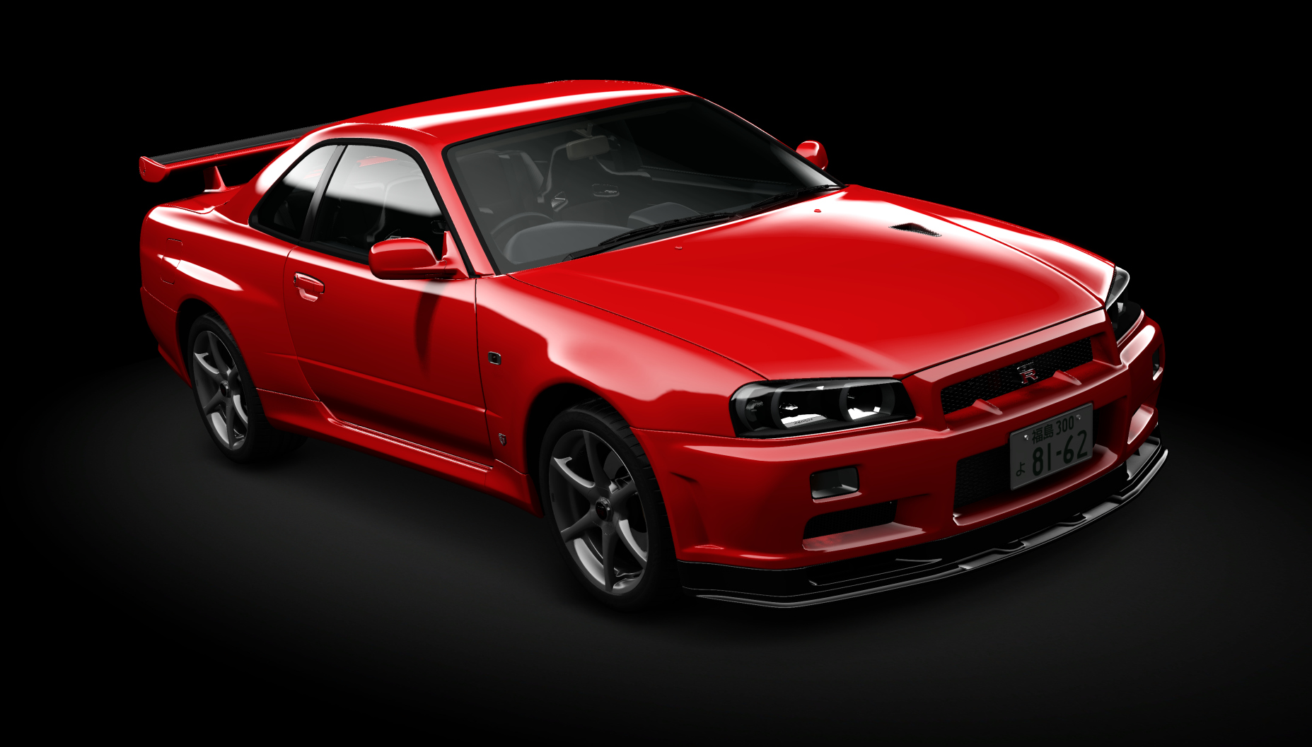 BANKSY.Nissan Skyline GTR R34 V-Spec II nür, skin 03_AR2_Active_Red