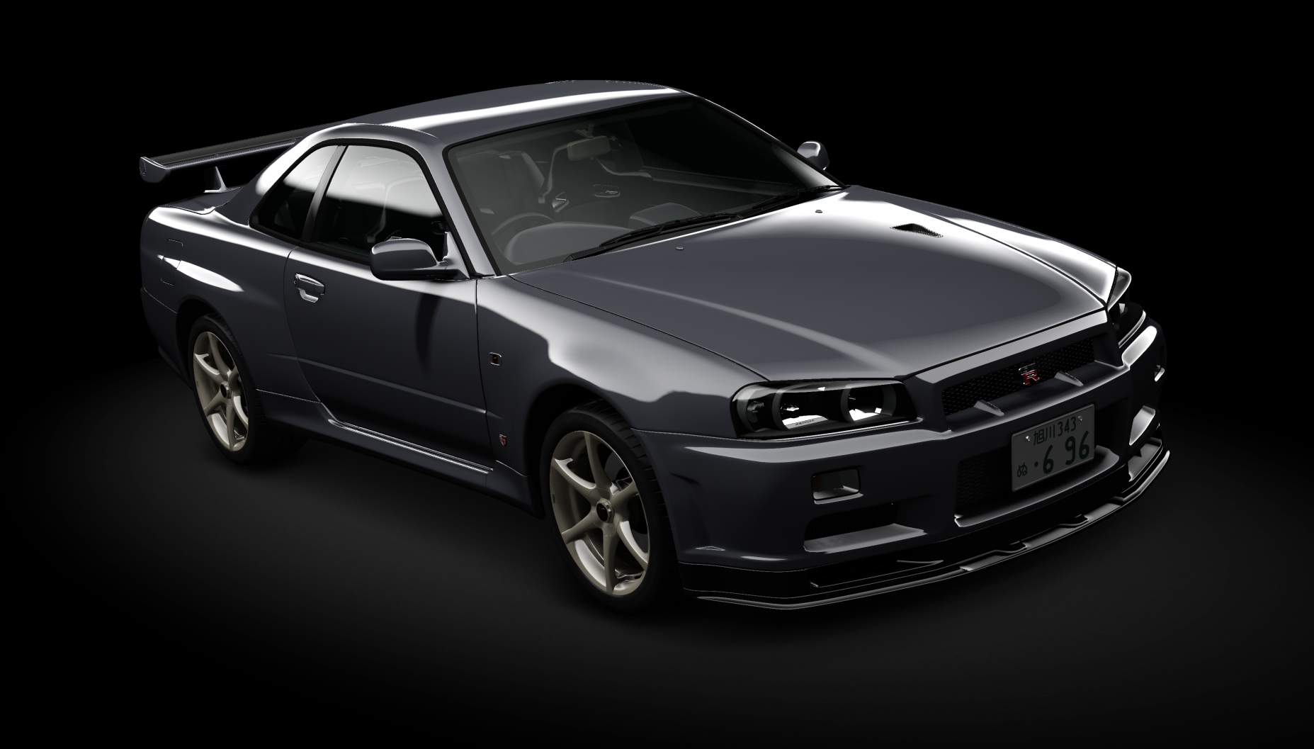 BANKSY.Nissan Skyline GTR R34 V-Spec II nür, skin 07_KV2_Athlete_Silver