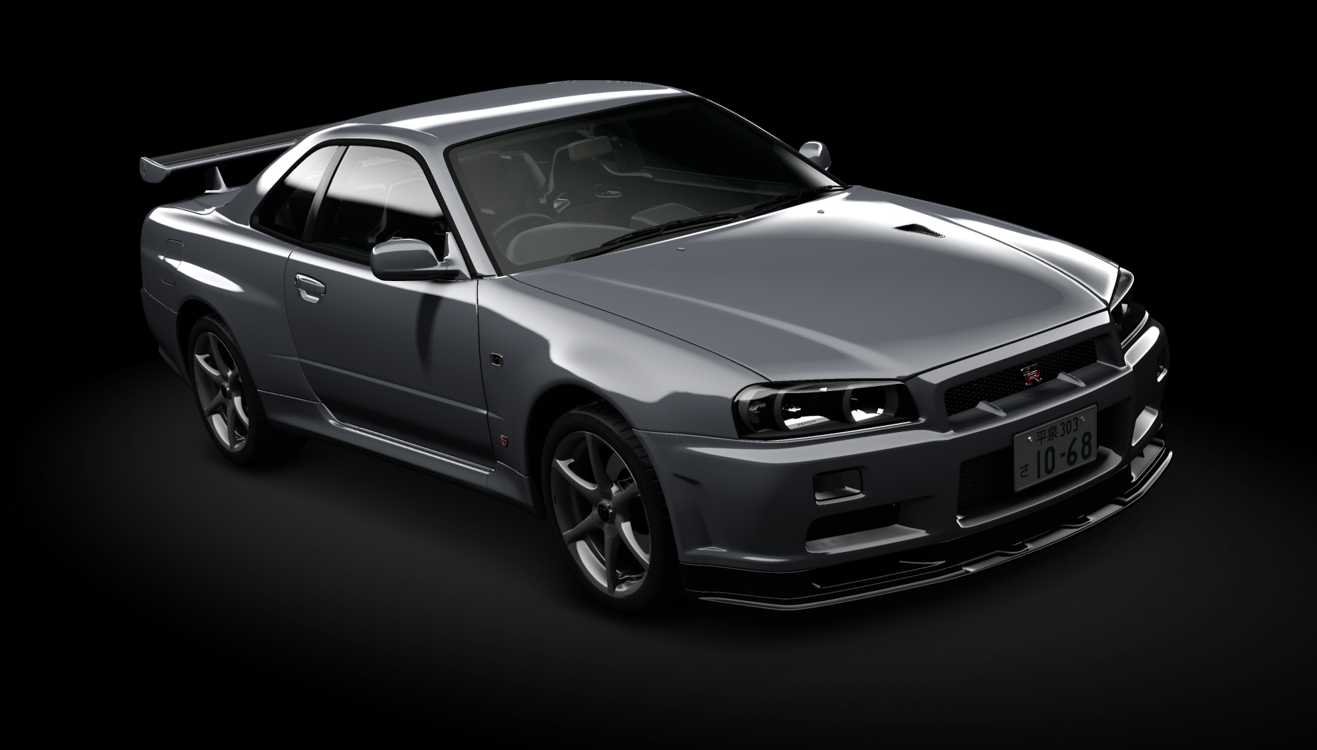 BANKSY.Nissan Skyline GTR R34 V-Spec II nür, skin 08_WV2_Sparkling_Silver