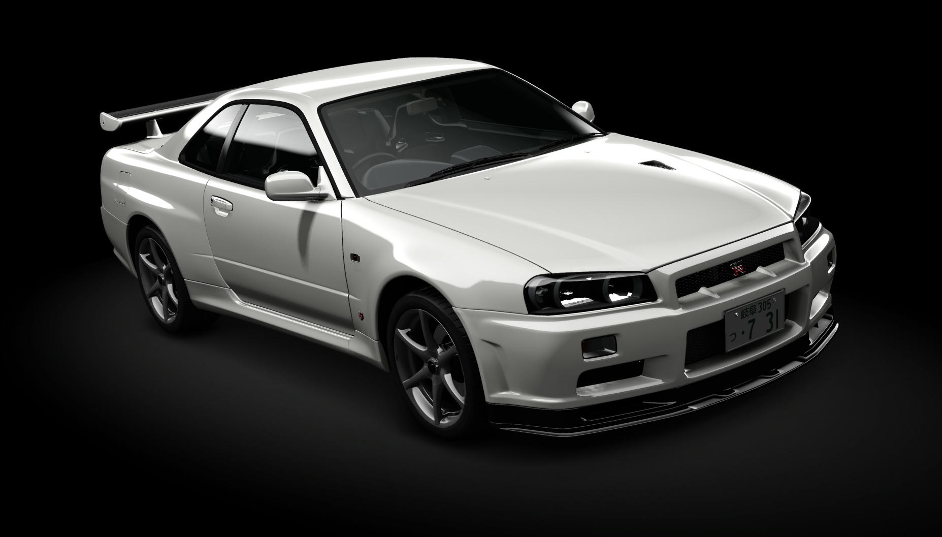 BANKSY.Nissan Skyline GTR R34 V-Spec II nür, skin 12_QT1_Pearl_White