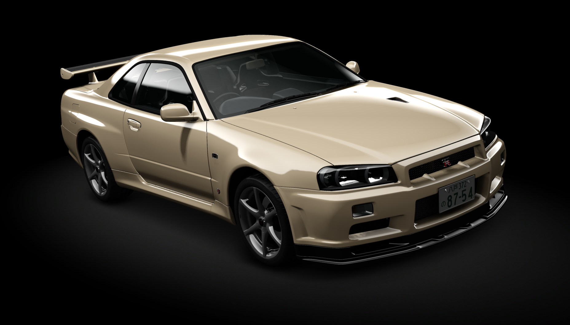 BANKSY.Nissan Skyline GTR R34 V-Spec II nür, skin 13_EY0_Silica_Brass