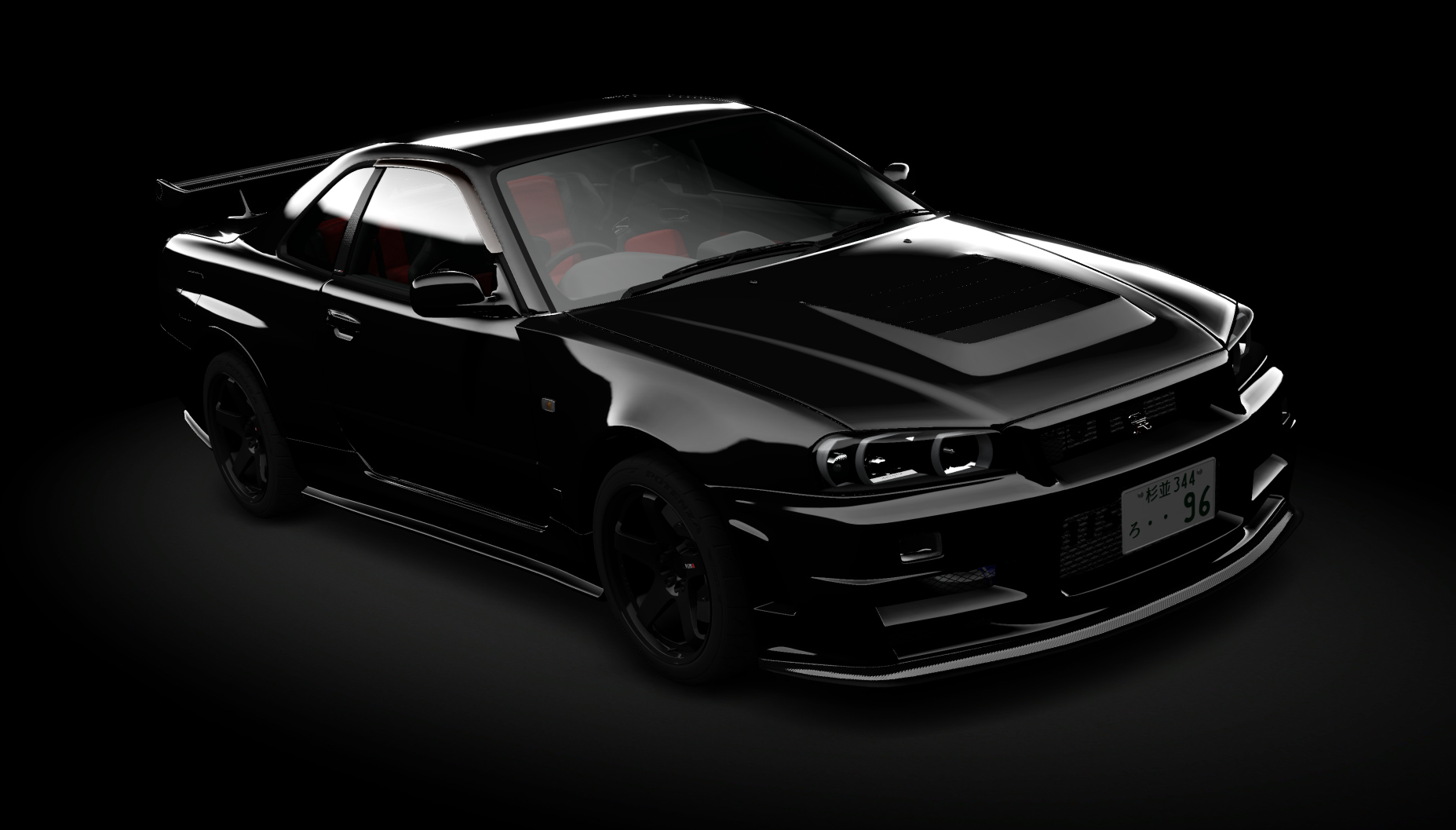 Nissan Skyline GT-R R34 Z-Tune tweaked, skin 03_black_pearl