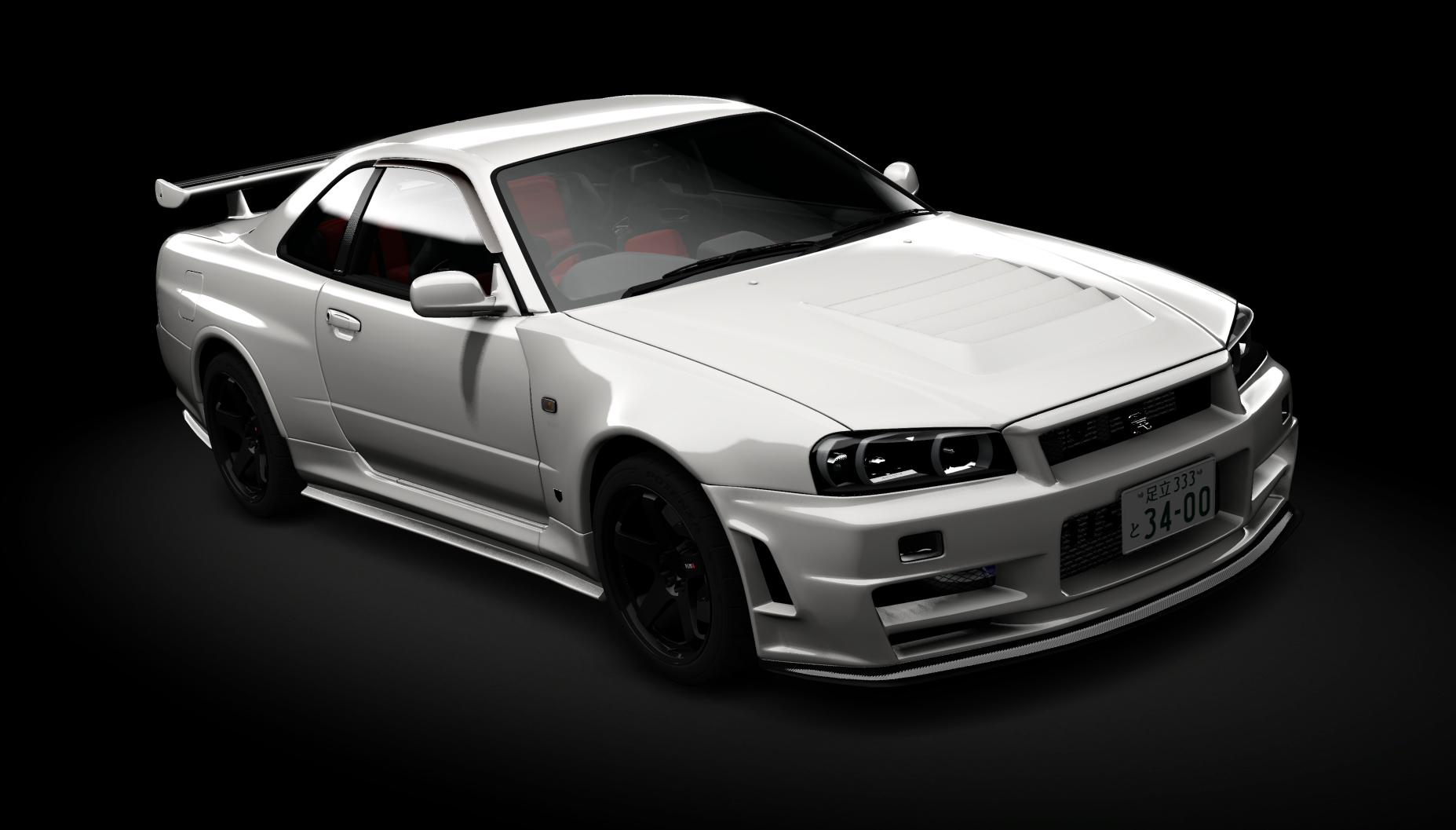 Nissan Skyline GT-R R34 Z-Tune tweaked, skin 05_Nismo_White