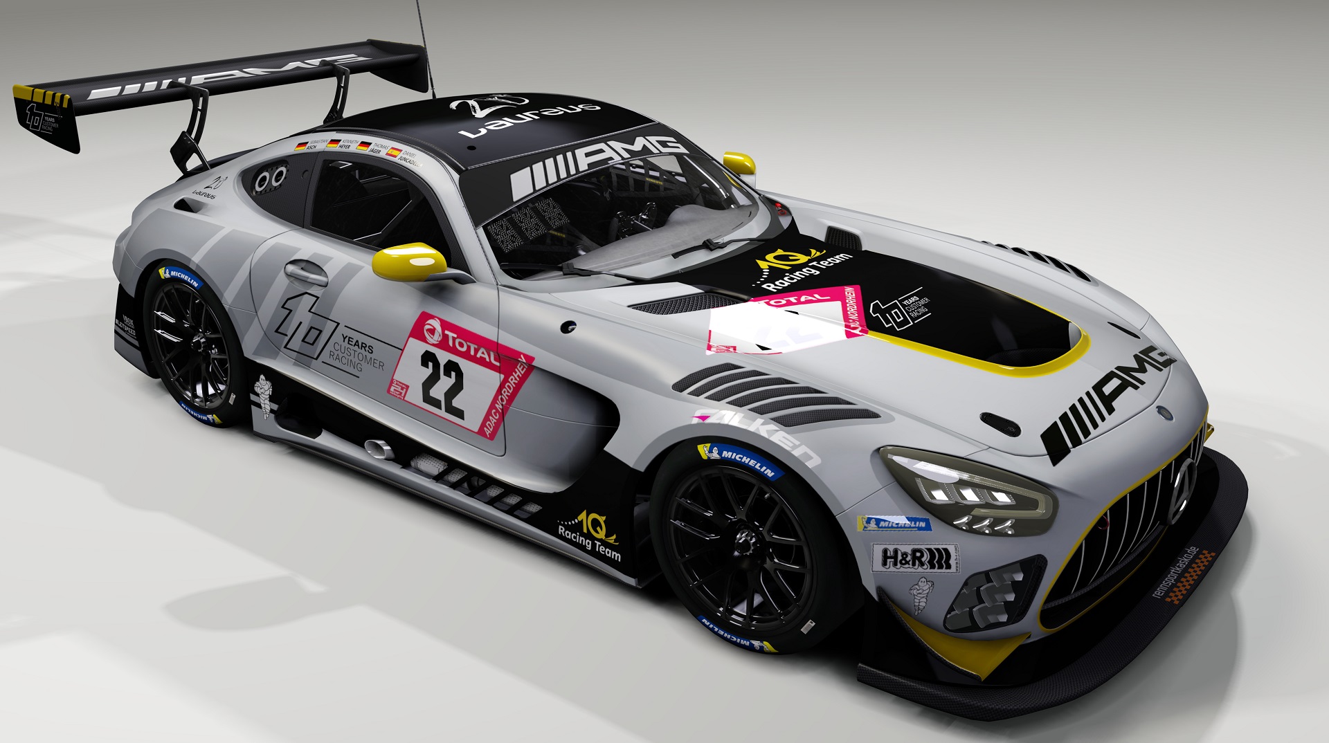 AMG GT3 EVO 2020, skin 10Q_Racing_Team_#22_NBR24h_2020