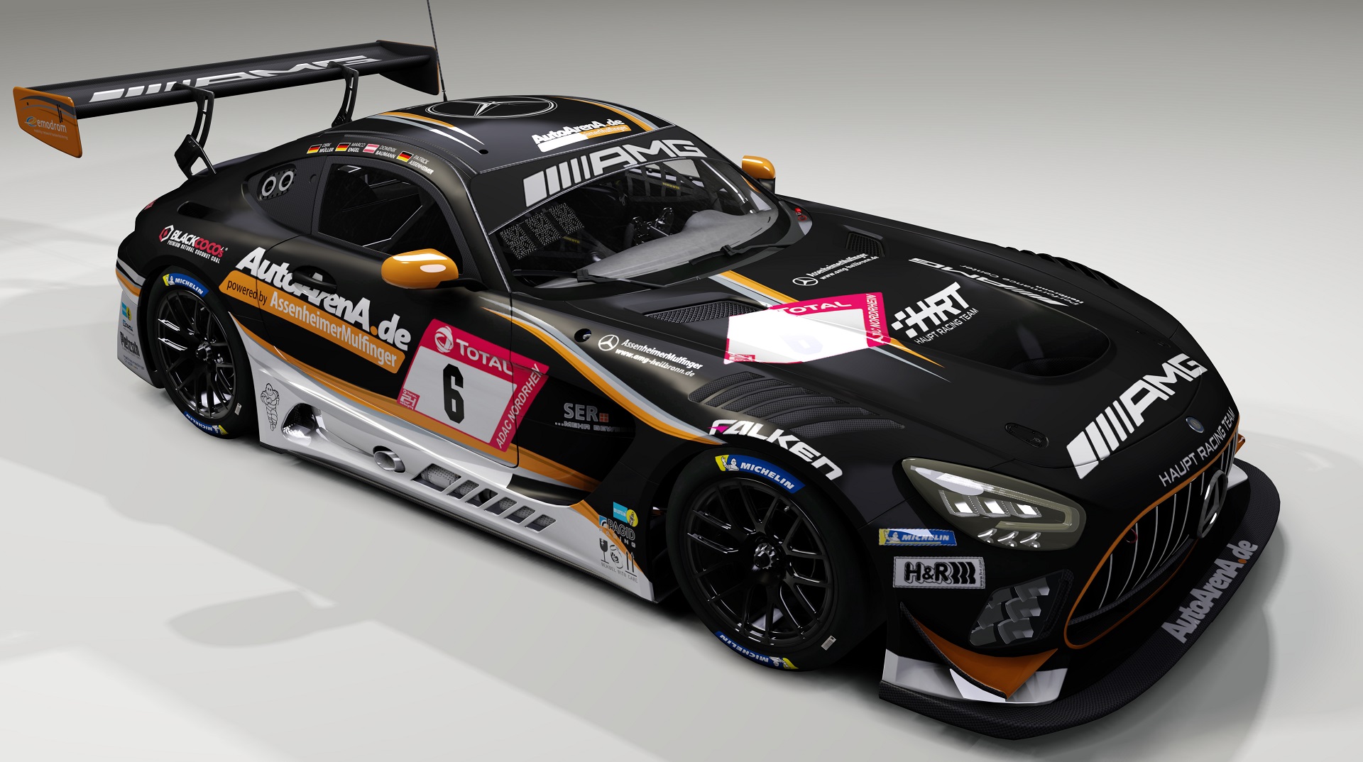 AMG GT3 EVO 2020, skin Haupt_Racing_#6_NBR24h_2020